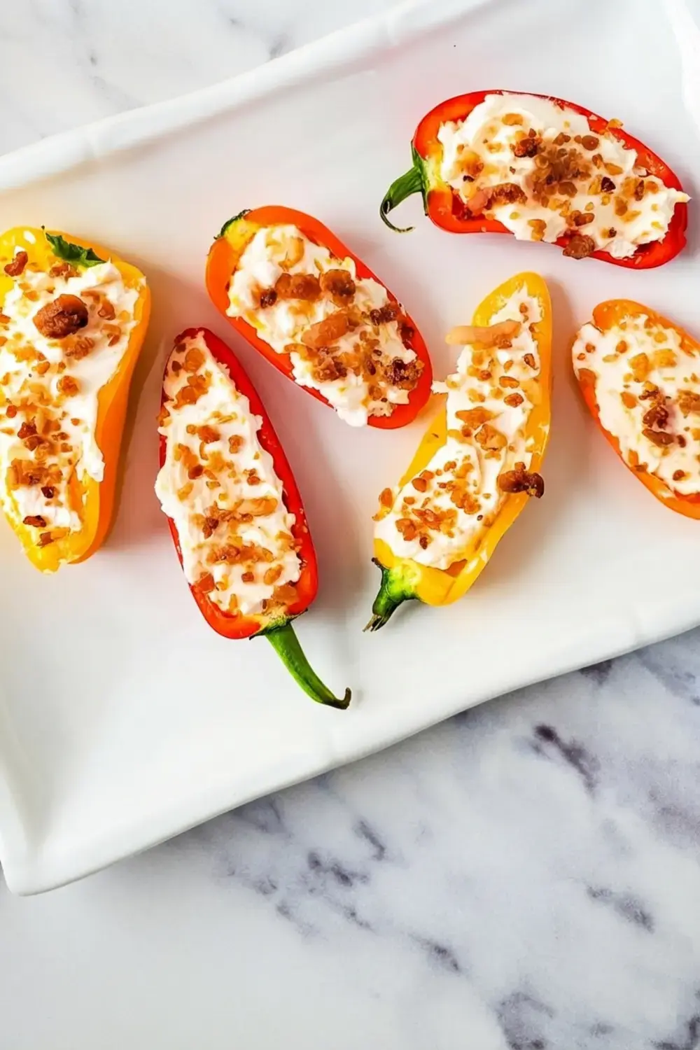 30+ One Bite Appetizers for a Crowd: Easy Finger Foods for Any Party 27 30+ One Bite Appetizers For A Crowd, Cheesy Bacon Stuffed Mini Peppers