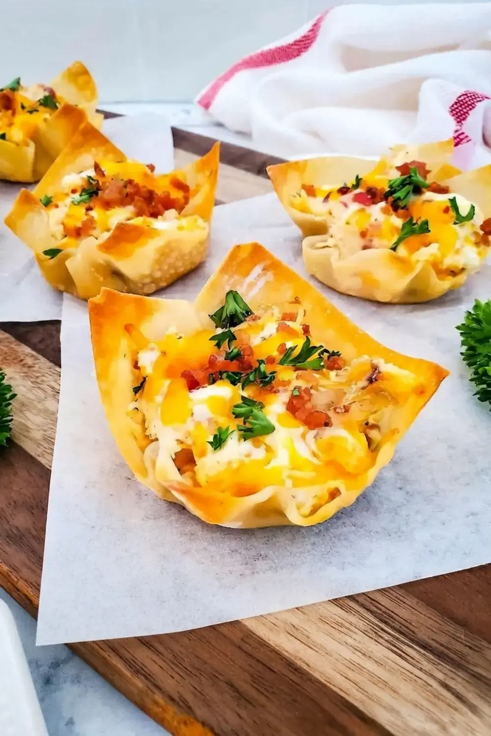 30+ One Bite Appetizers for a Crowd: Easy Finger Foods for Any Party 26 30+ One Bite Appetizers For A Crowd, Cheesy Ranch Chicken Wonton Cups