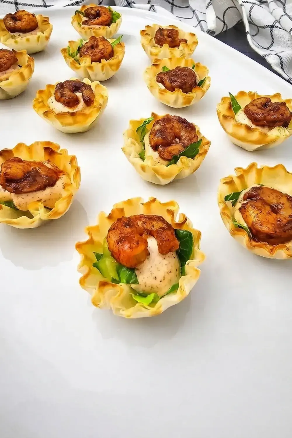 30+ One Bite Appetizers for a Crowd: Easy Finger Foods for Any Party 7 30+ One Bite Appetizers For A Crowd, Chili Lime Shrimp in Phyllo Cups
