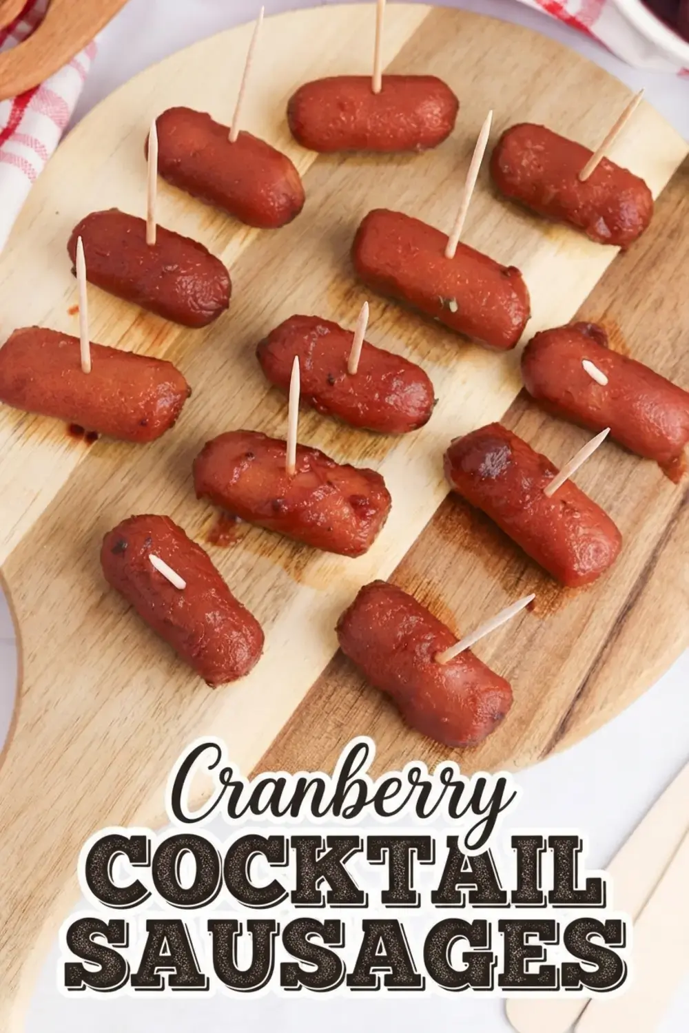 30+ One Bite Appetizers for a Crowd: Easy Finger Foods for Any Party 33 30+ One Bite Appetizers For A Crowd, Cranberry Cocktail Sausages