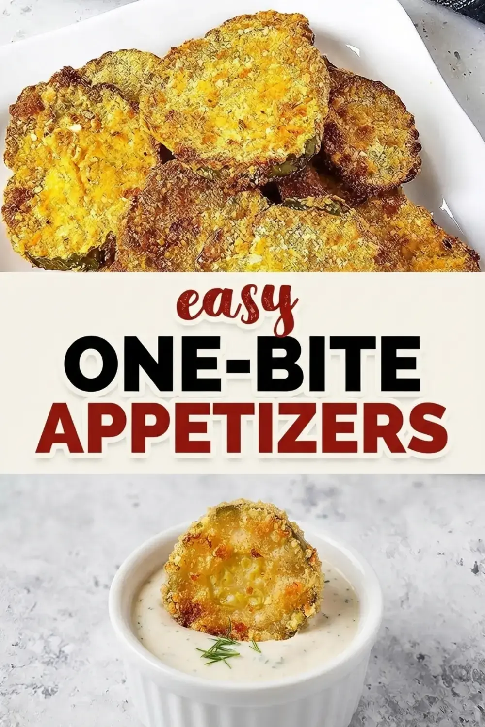 30+ One Bite Appetizers for a Crowd: Easy Finger Foods for Any Party 42 30+ One Bite Appetizers For A Crowd, Crispy Air Fryer Pickle Chips