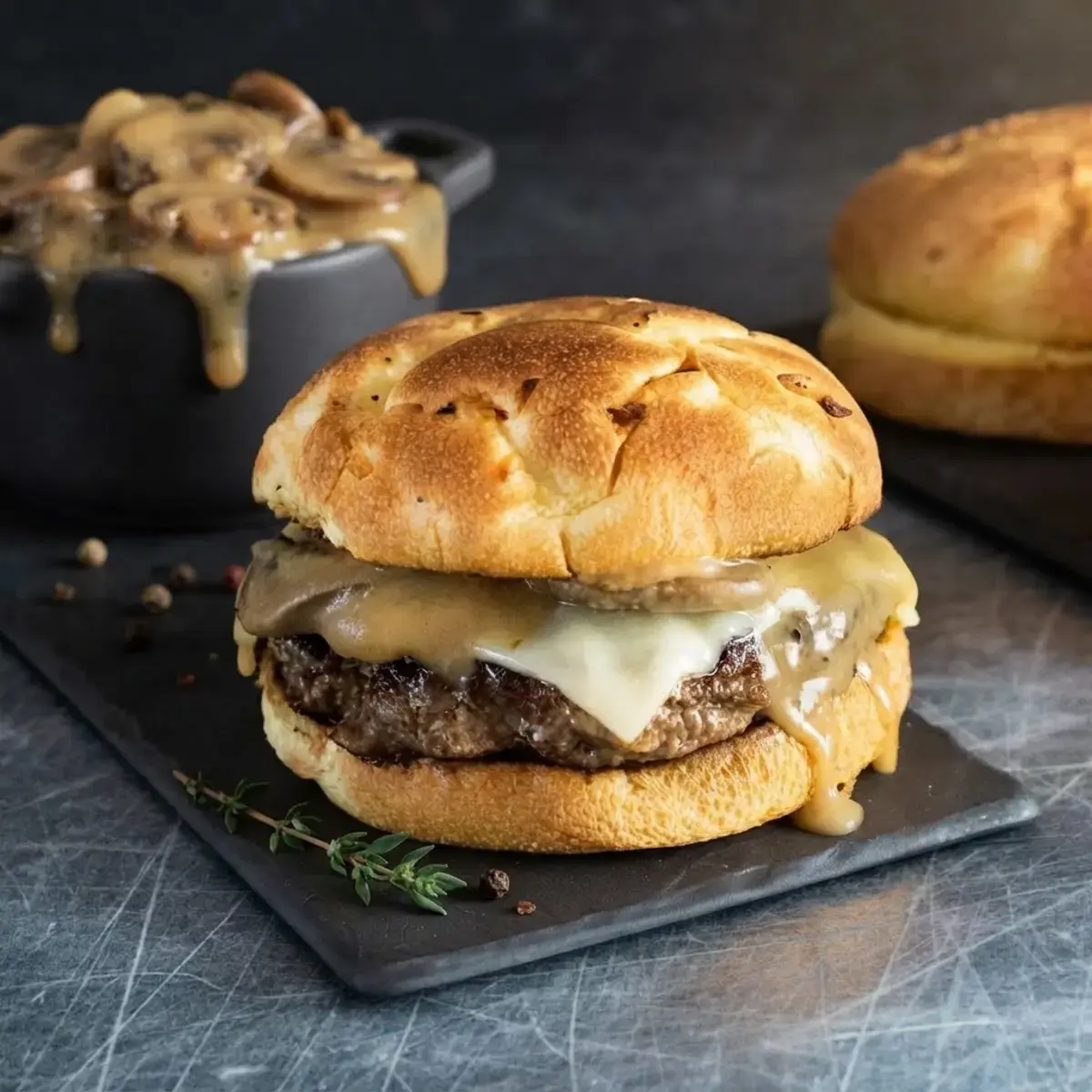 32 Best Gourmet Burger Recipes for Perfect Homemade Burgers 4 32 Best Gourmet Burger Recipes, 3. Mushroom Swiss Burger