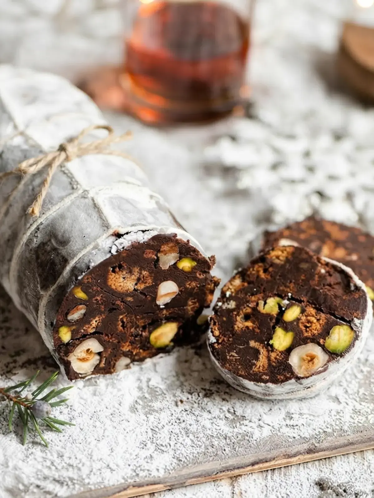 32 Cheerful Christmas Recipes, Chocolate Salami