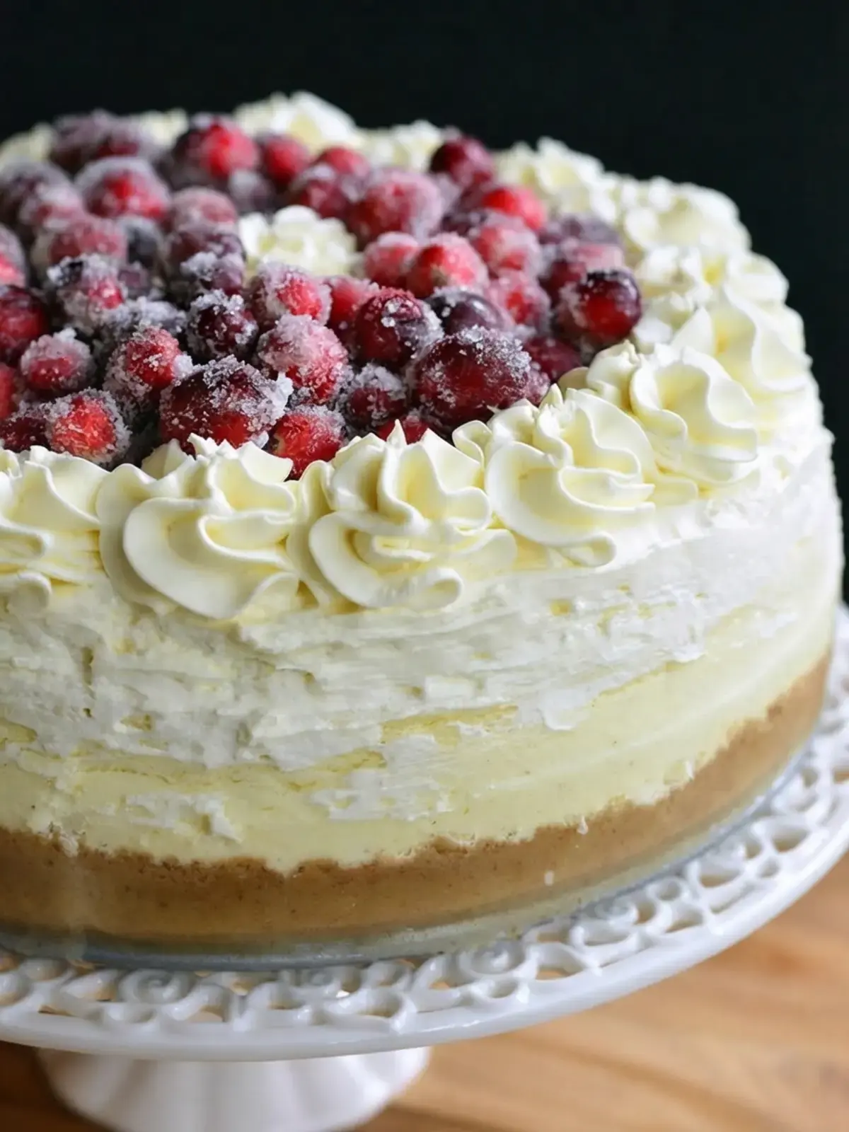32 Cheerful Christmas Recipes, Christmas Cheesecake