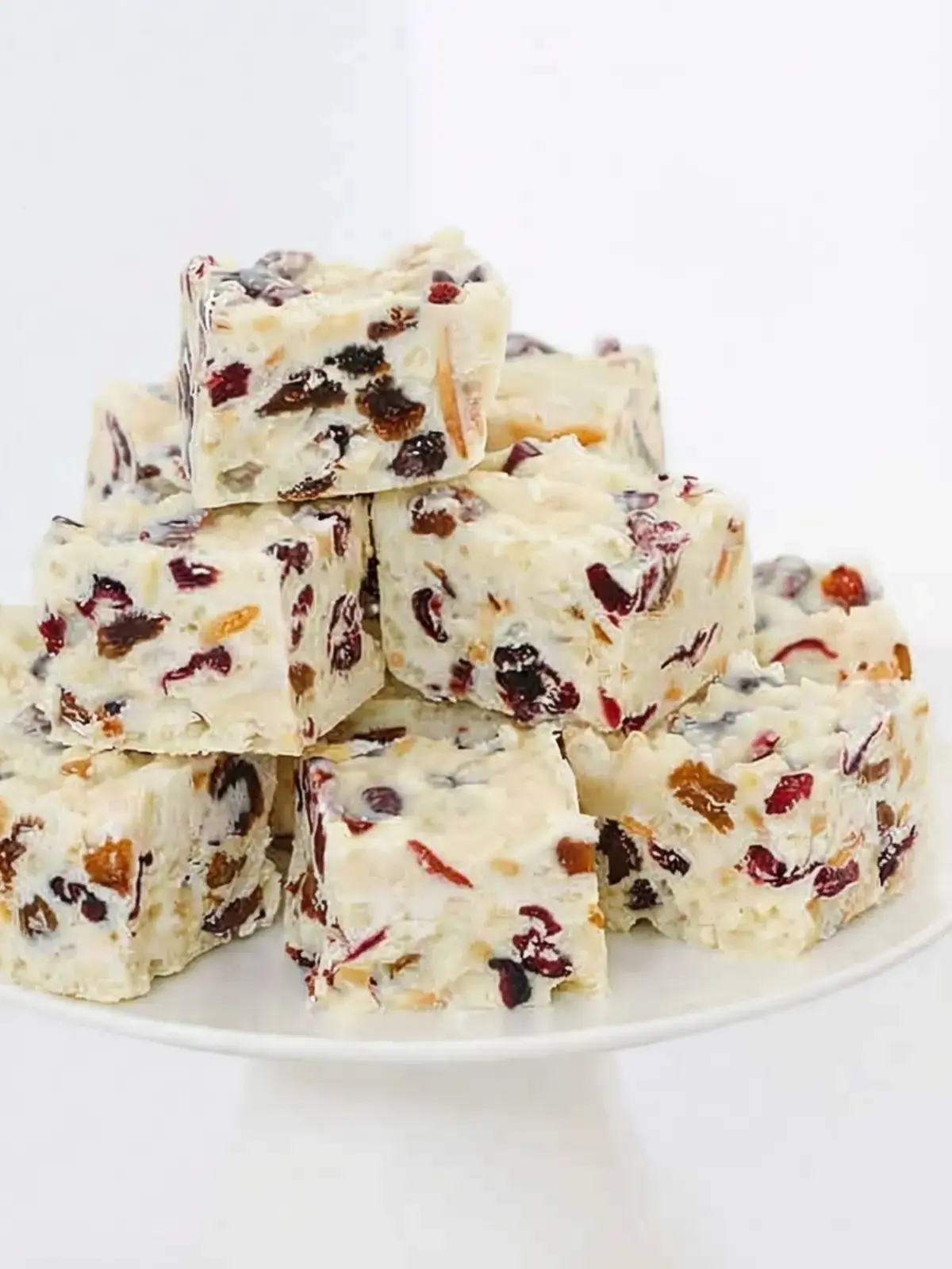 32 Cheerful Christmas Recipes, White Christmas Slice