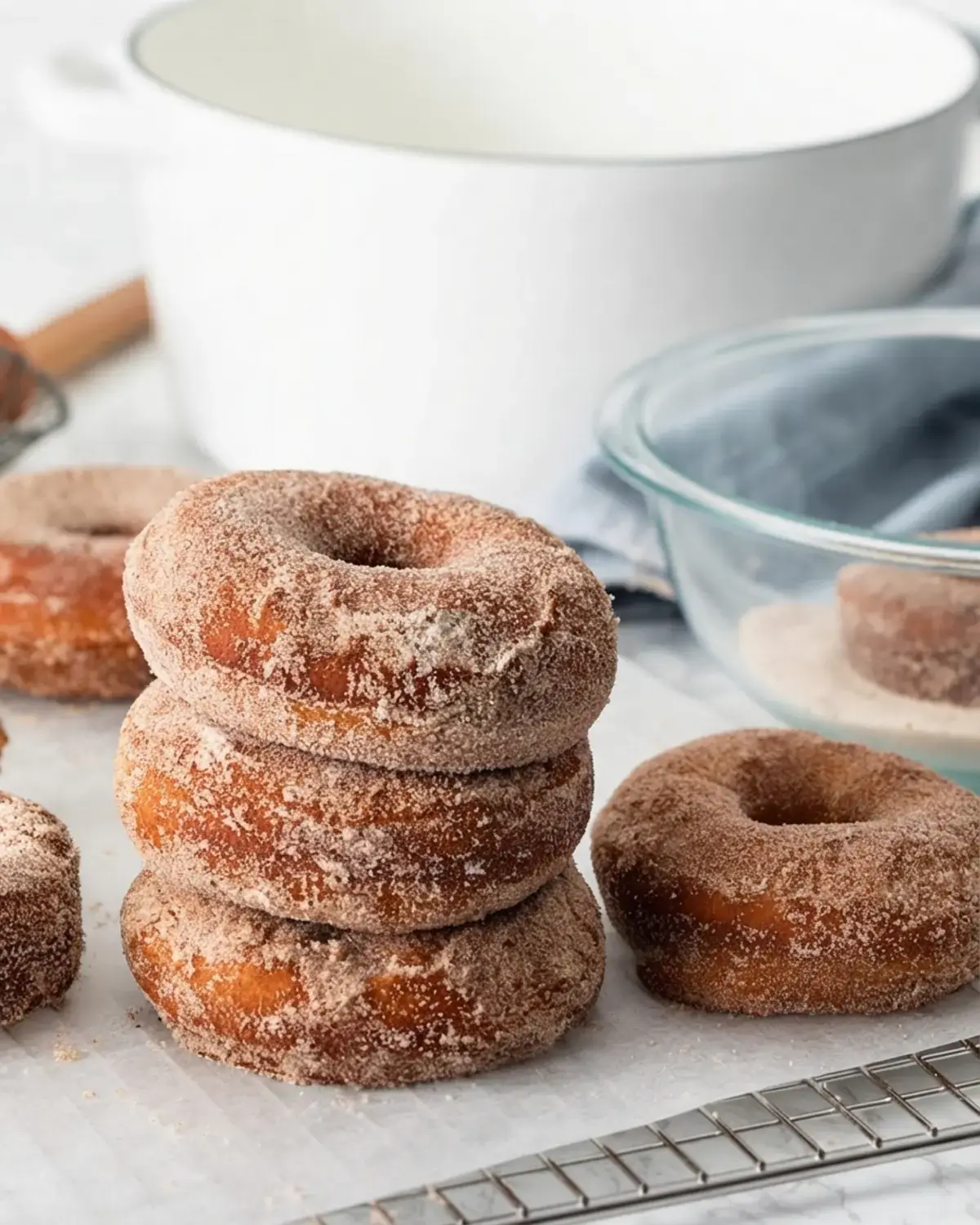 33 Delicious Christmas Recipes For Every Holiday Table: Appetizers, Sides, and Showstopper Desserts 23 33 Delicious Christmas Recipes For Every Holiday Table, Spiced Apple Cider Donuts