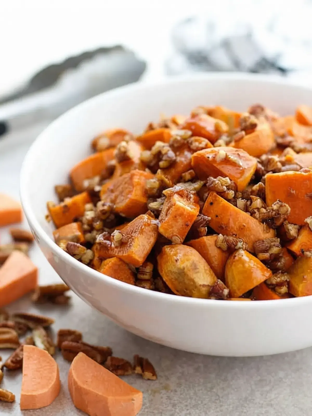 35 Delicious Holiday Dishes To Make Spirits Bright: Festive Recipes for Appetizers, Sides, and Desserts 6 35 Delicious Holiday Dishes To Make Spirits Bright, Brown Sugar Pecan Roasted Sweet Potatoes