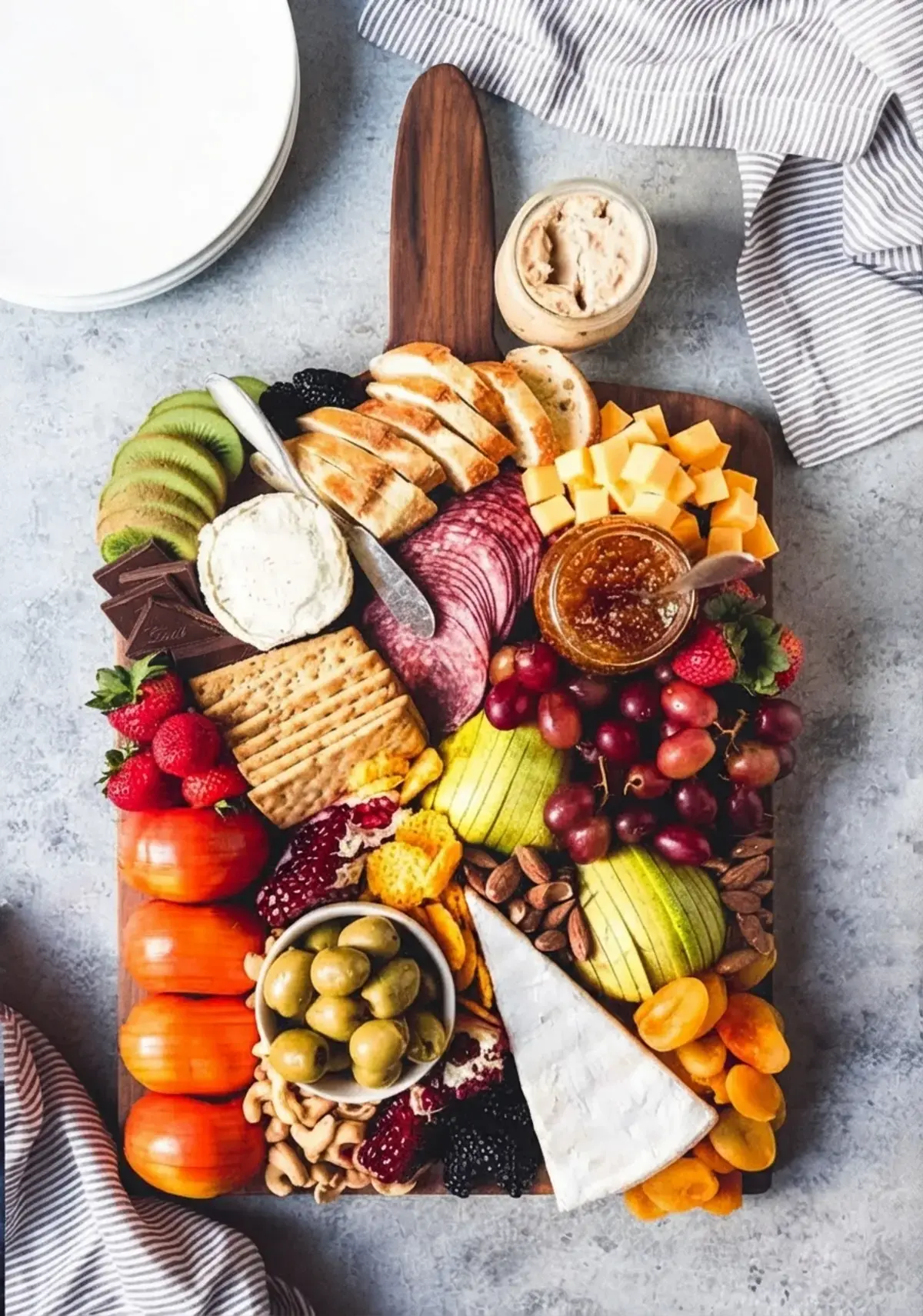 37 Colorfully Delicious Fruit Charcuterie Board Ideas, 25. How to Make the Best Fruit and Cheese Platter
