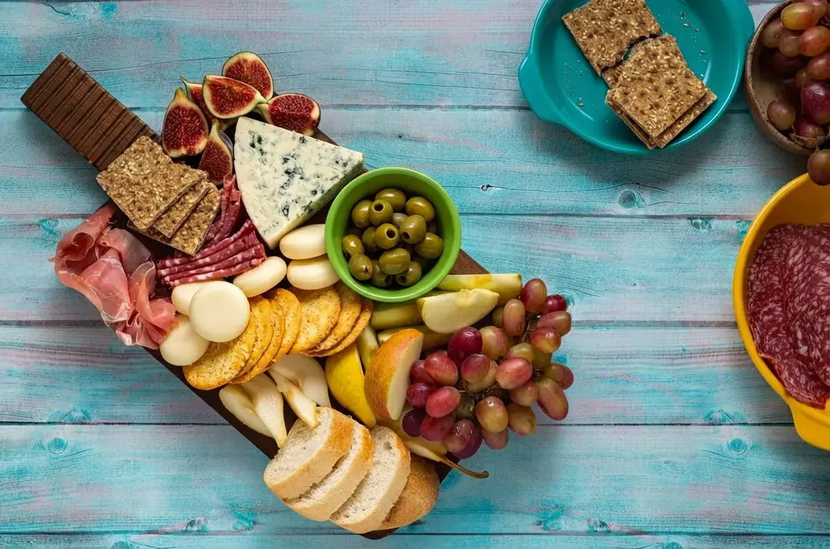 37 Colorfully Delicious Fruit Charcuterie Board Ideas, 27. Charcuterie Board Autumn Fruits In Season
