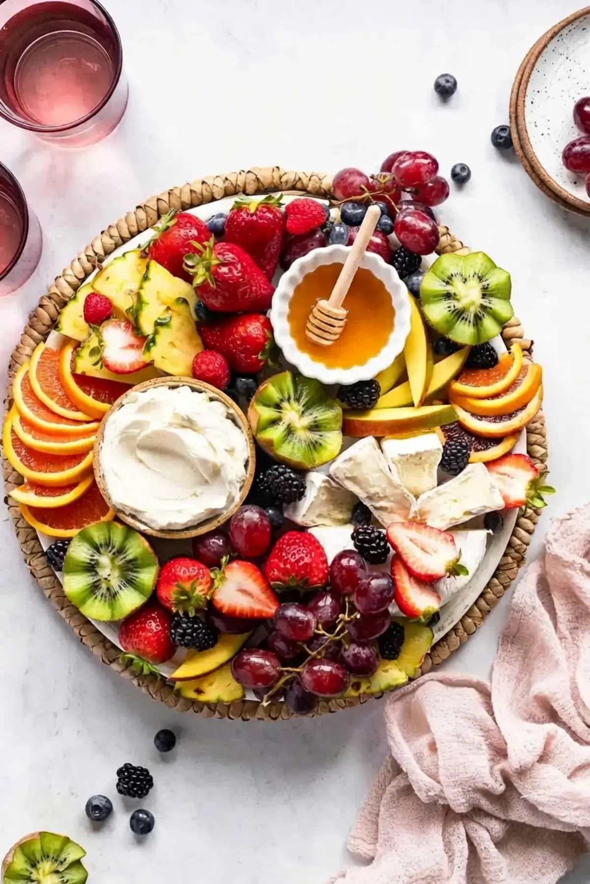 37 Colorfully Delicious Fruit Charcuterie Board Ideas, 9. How To Make A Fresh Fruit Board