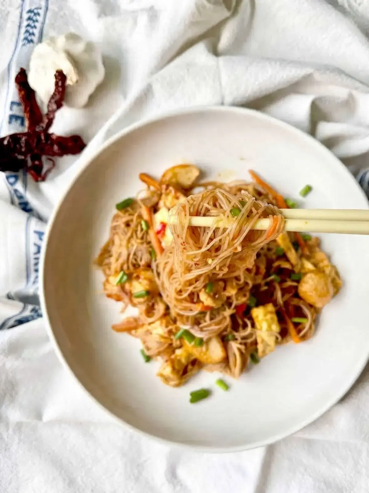 39 Asian & Chinese Christmas Recipes Your Family Will Love This Holiday Season 26 39 Asian & Chinese Christmas Recipes, Stir Fried Rice Noodles