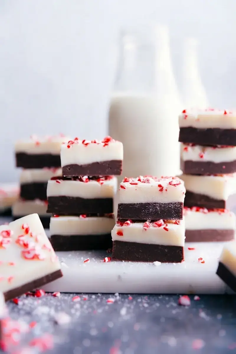 48 Best Christmas Fudge Recipes for Your Holiday Table 15 48 Best Christmas Fudge Recipes, 14. Milk Chocolate & Mint Swirled Fudge