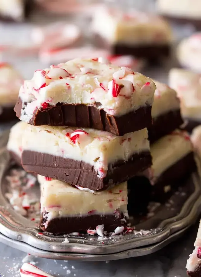 48 Best Christmas Fudge Recipes for Your Holiday Table 19 48 Best Christmas Fudge Recipes, 18. Peppermint Bark Fudge