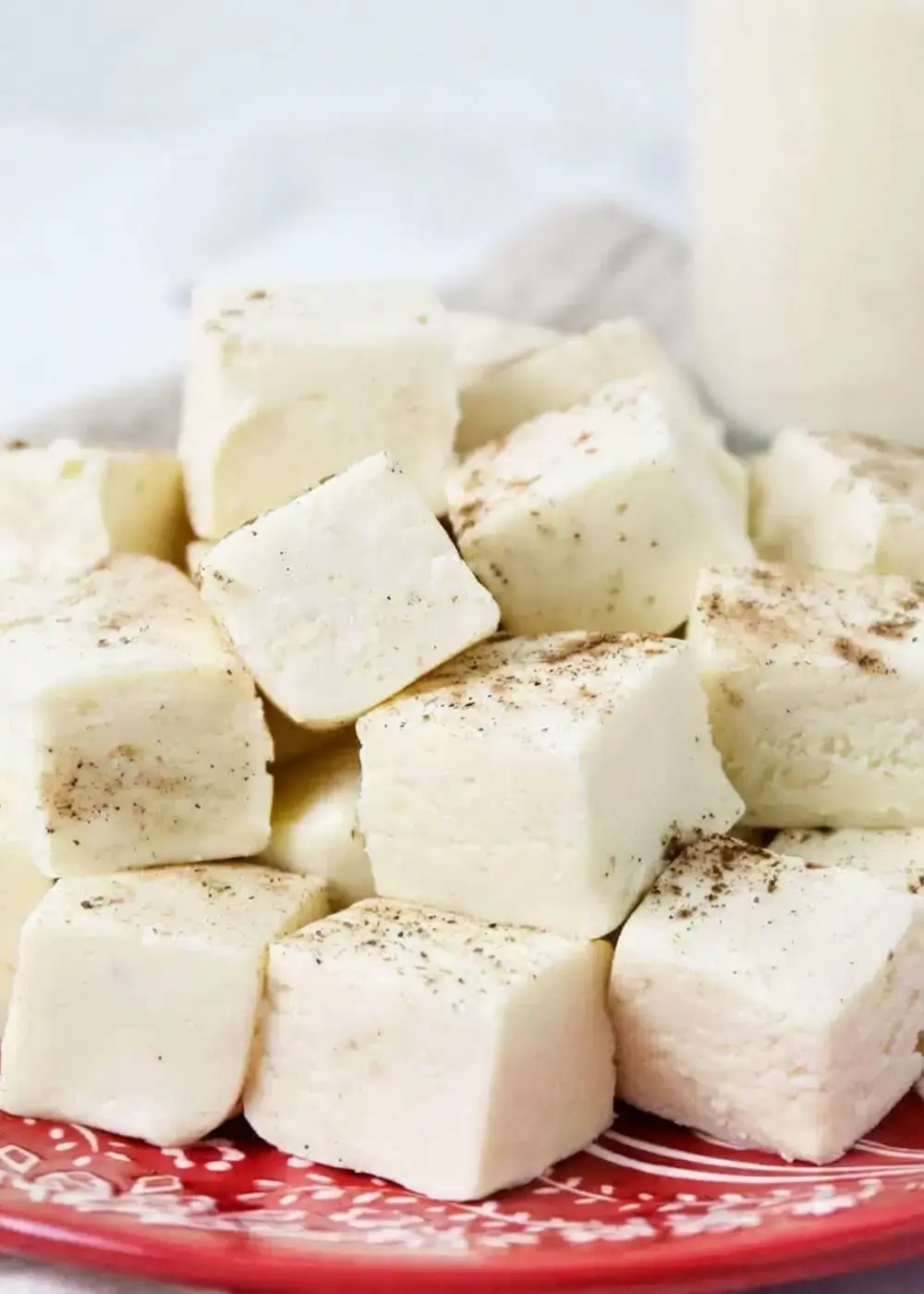 48 Best Christmas Fudge Recipes for Your Holiday Table 28 48 Best Christmas Fudge Recipes, 27. Eggnog Creamy Fudge