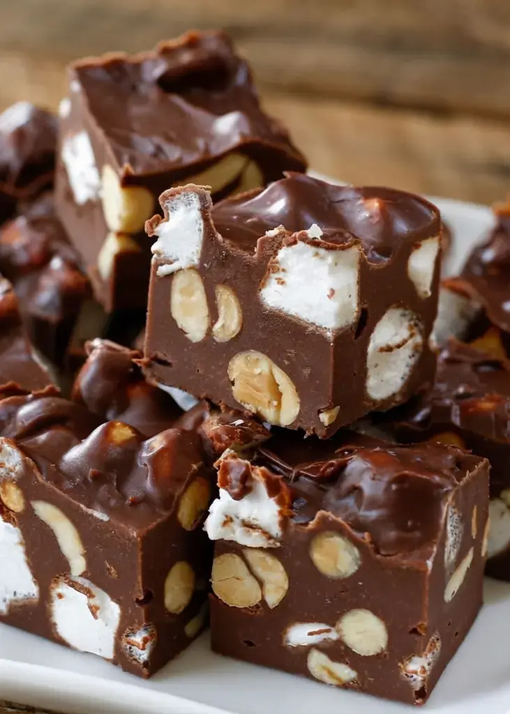 48 Best Christmas Fudge Recipes for Your Holiday Table 5 48 Best Christmas Fudge Recipes, 4. Rocky Road Fudge