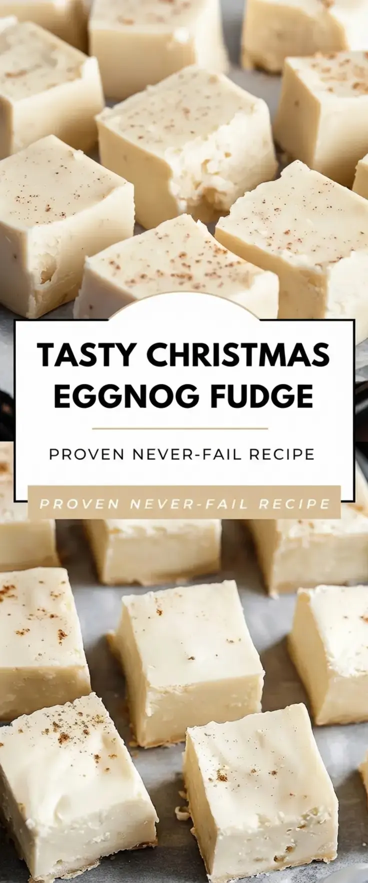 48 Best Christmas Fudge Recipes for Your Holiday Table 42 48 Best Christmas Fudge Recipes, 41. Easy Christmas Eggnog Fudge