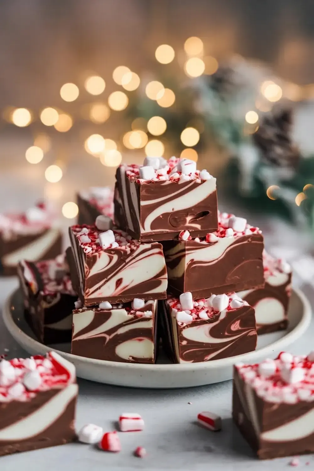 48 Best Christmas Fudge Recipes for Your Holiday Table 46 48 Best Christmas Fudge Recipes, 45. Peppermint Swirl Fudge