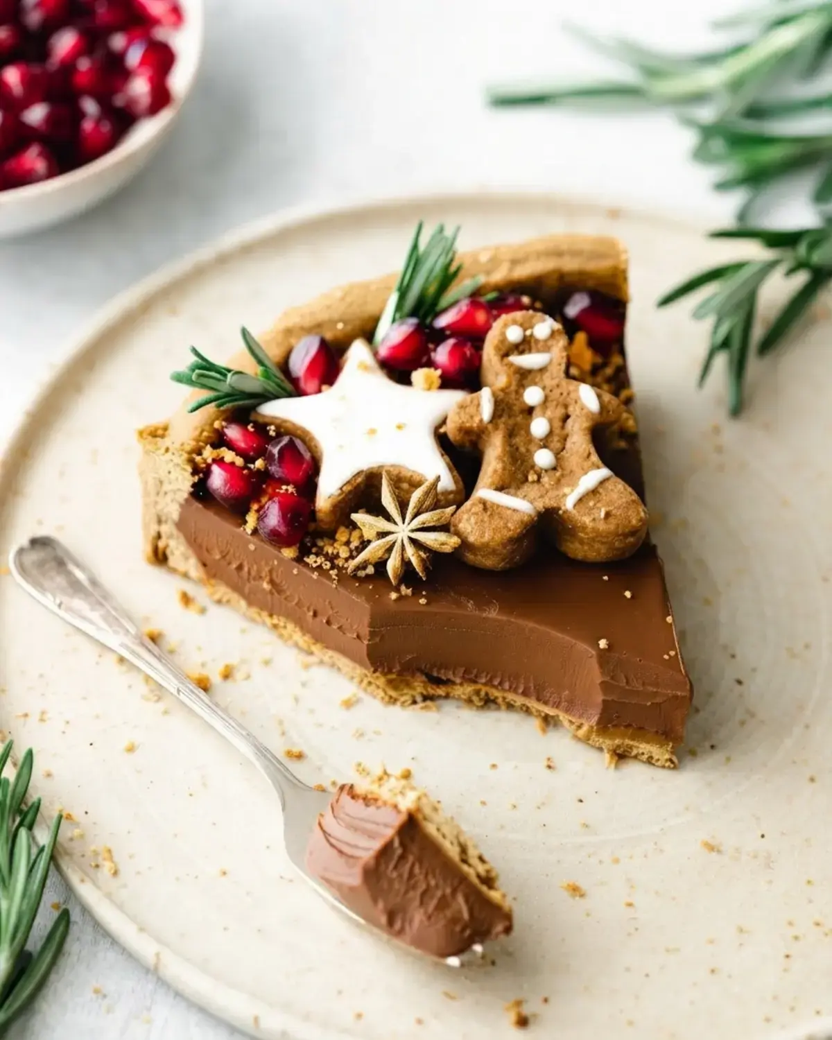 51 Christmas Baking Ideas for Cookies, Cakes, and Festive Desserts 10 51 Christmas Baking Ideas, 9. Vegan Gingerbread Chocolate Tart