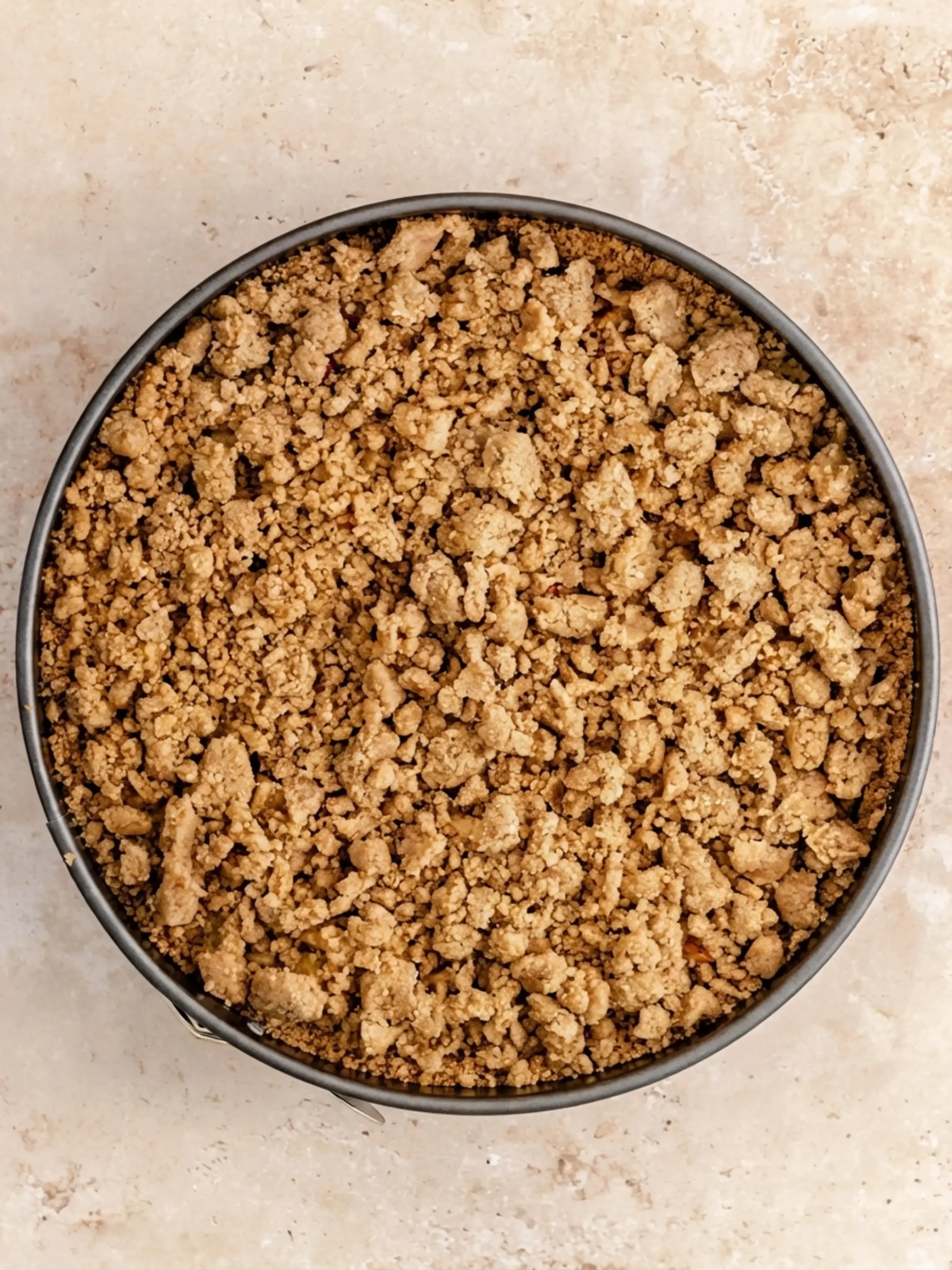 Apple Crumble Cheesecake, Step by step instructions, cheesecake