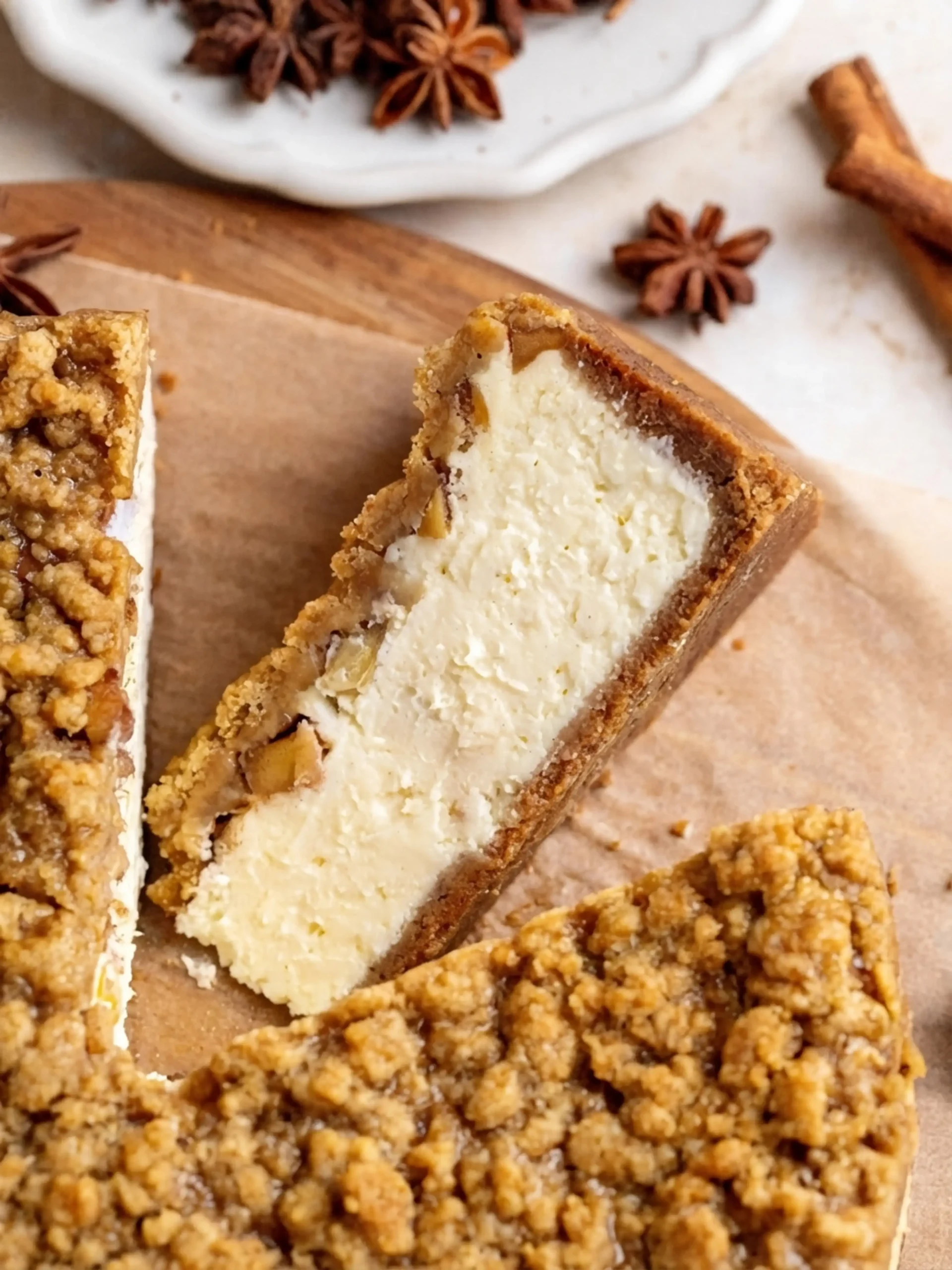 Apple Crumble Cheesecake, Storage