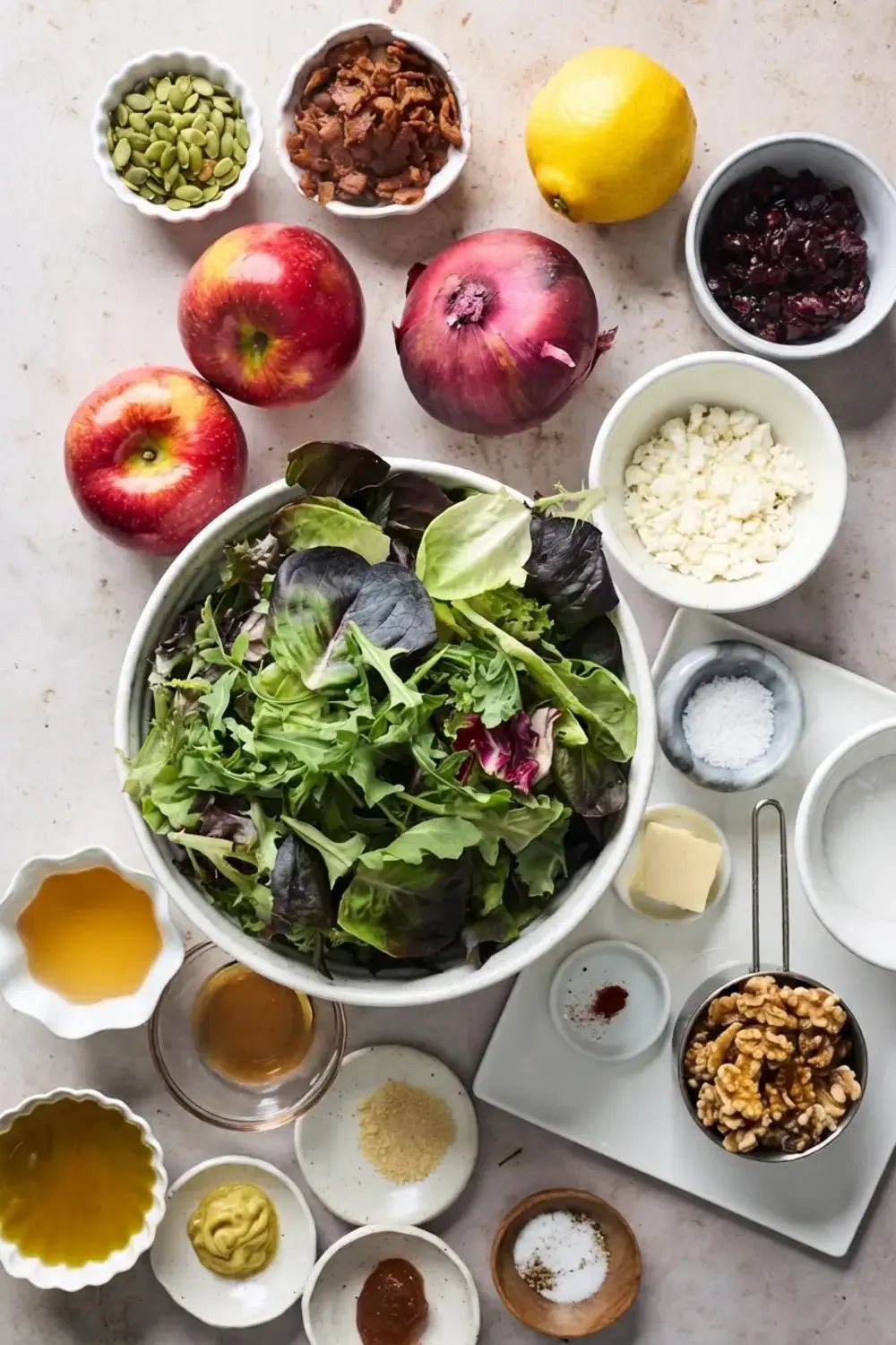 Apple Walnut Salad, Apple Walnut Salad Ingredients