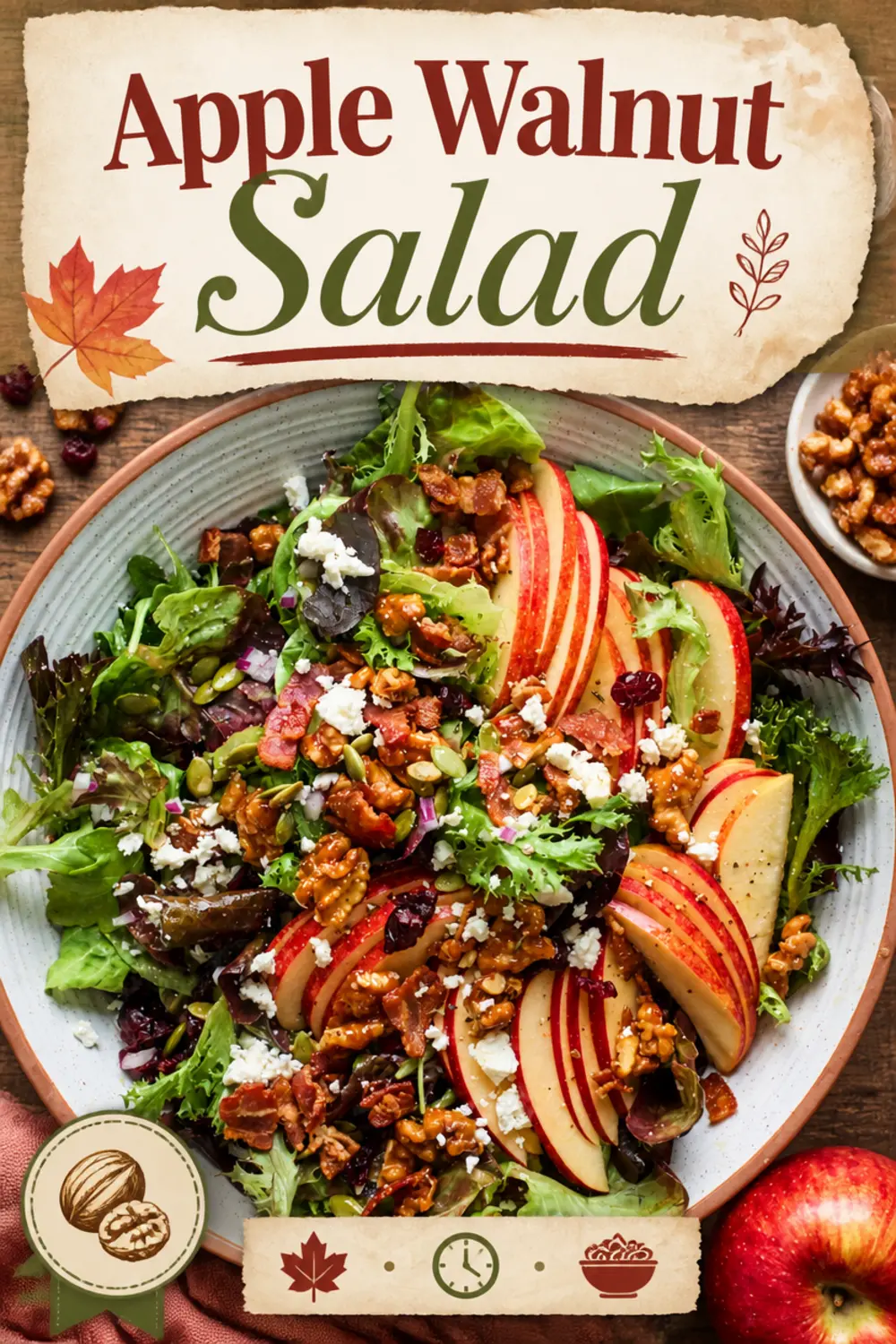 Home 21 Apple Walnut Salad