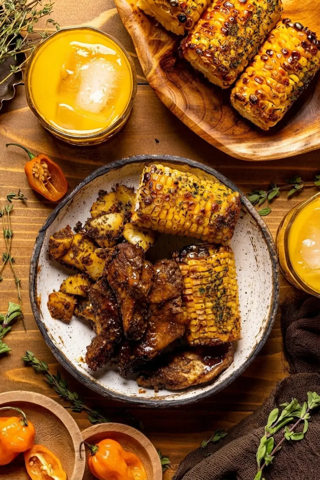 Baked Jamaican Jerk Chicken Wings with Authentic Caribbean Flavor 12 Baked Jamaican Jerk Chicken Wings