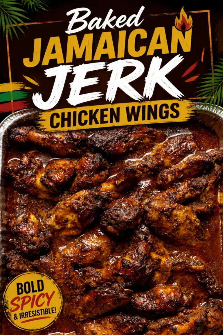 Baked Jamaican Jerk Chicken Wings with Authentic Caribbean Flavor 20 Baked Jamaican Jerk Chicken Wings