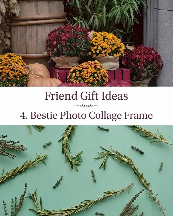 Best 20 Friend Gift Ideas, 4. Bestie Photo Collage Frame