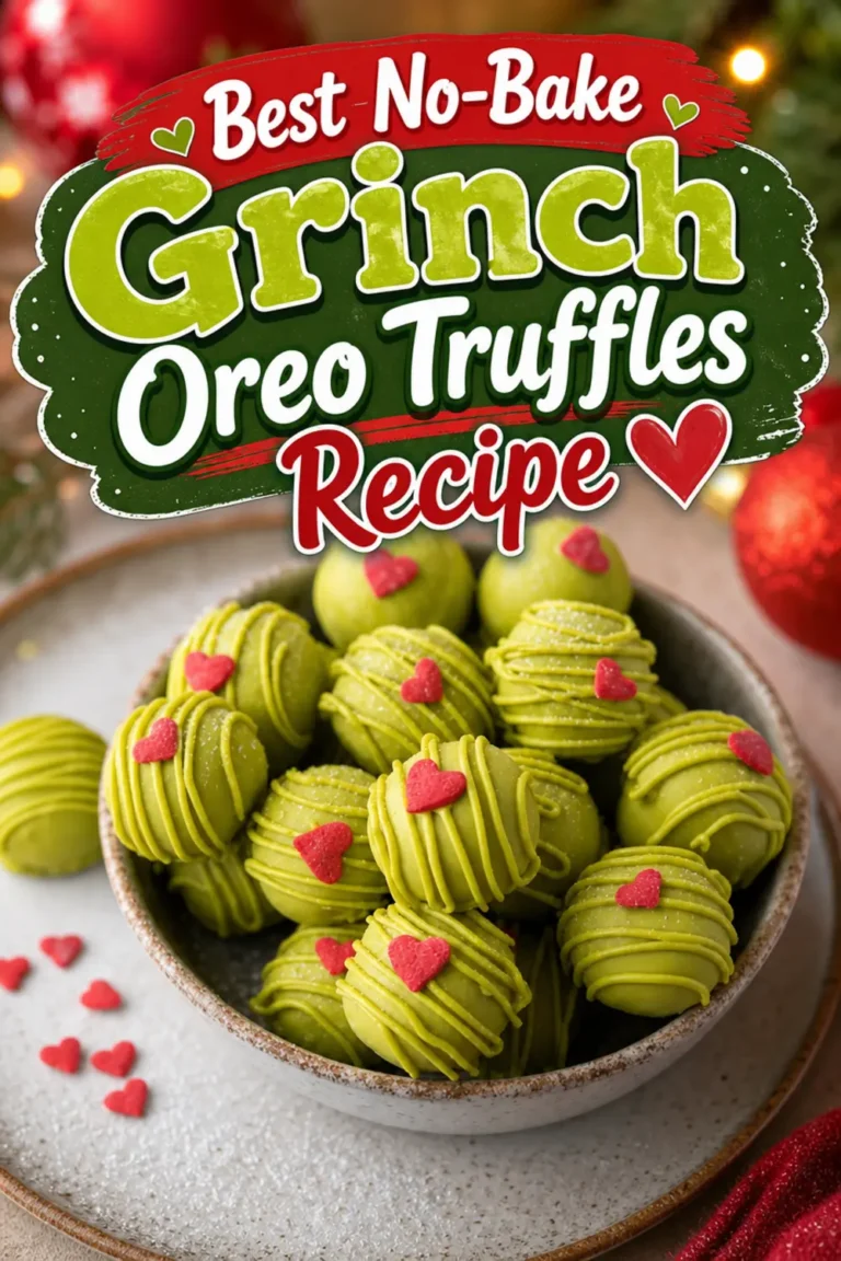 Best No-Bake Grinch Oreo Truffles Recipe