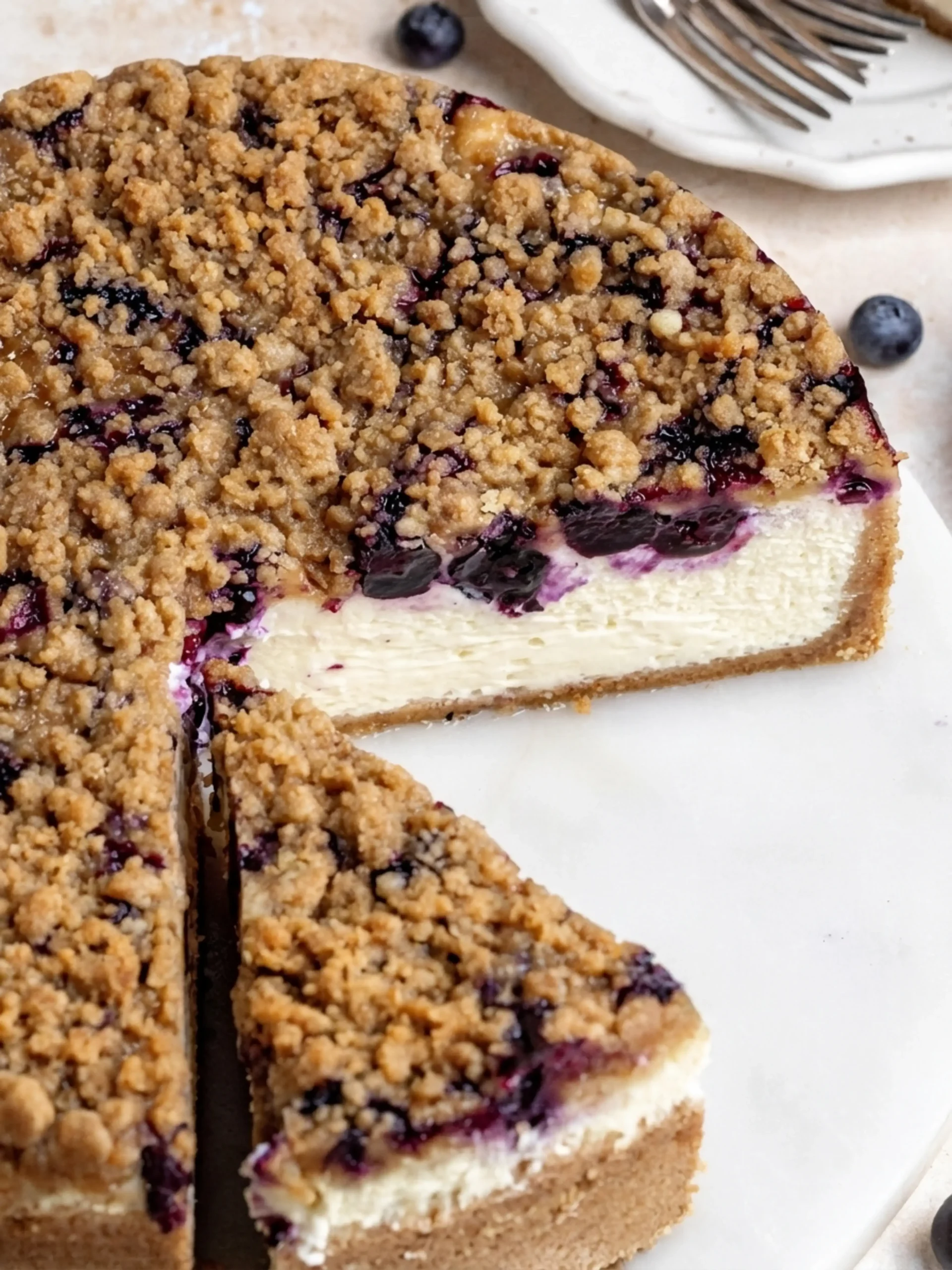 Blueberry Crumble Cheesecake, Expert baking tips