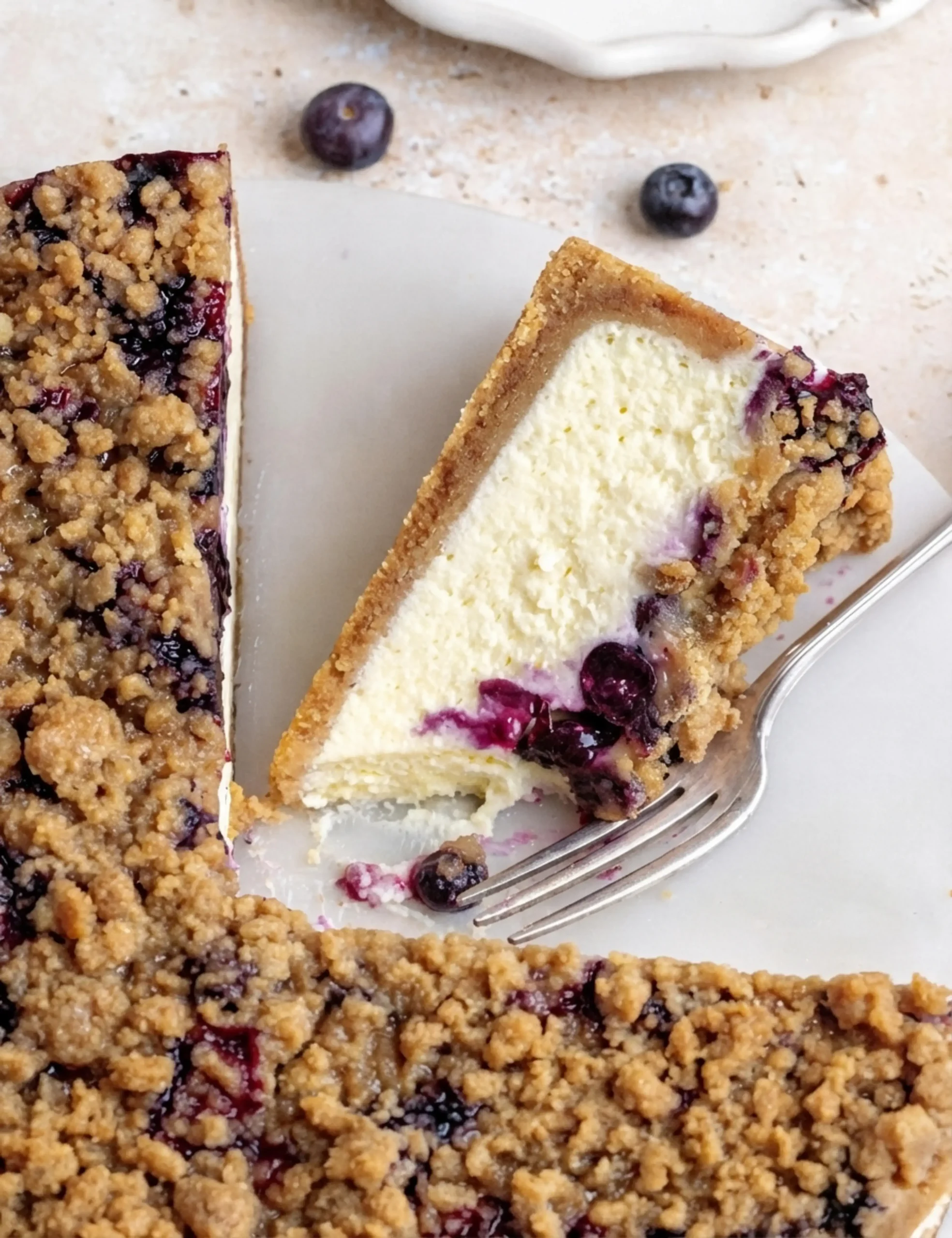 Blueberry Crumble Cheesecake: Creamy Baked Cheesecake with a Buttery Crumble Topping 21 Blueberry Crumble Cheesecake, Storage