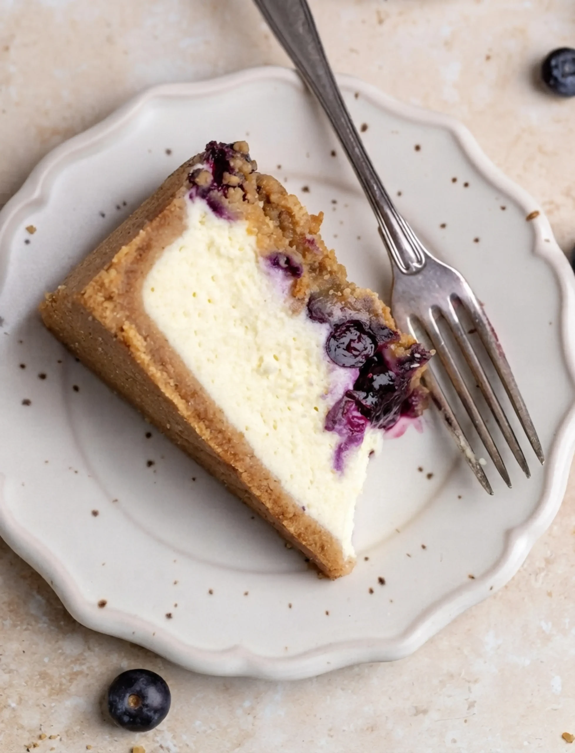 Blueberry Crumble Cheesecake: Creamy Baked Cheesecake with a Buttery Crumble Topping 13 Blueberry Crumble Cheesecake, Why this recipe works