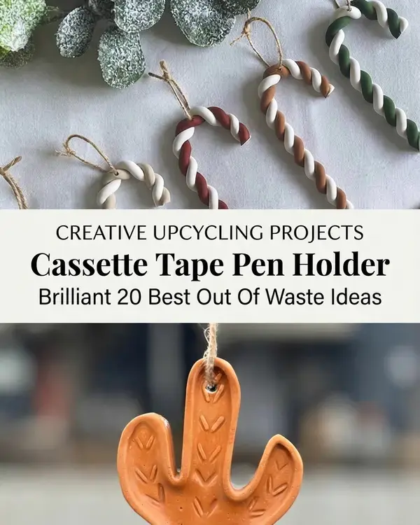 Brilliant 20 Best Out Of Waste Ideas for Creative Upcycling Projects 6 Brilliant 20 Best Out Of Waste Ideas, Cassette Tape Pen Holder