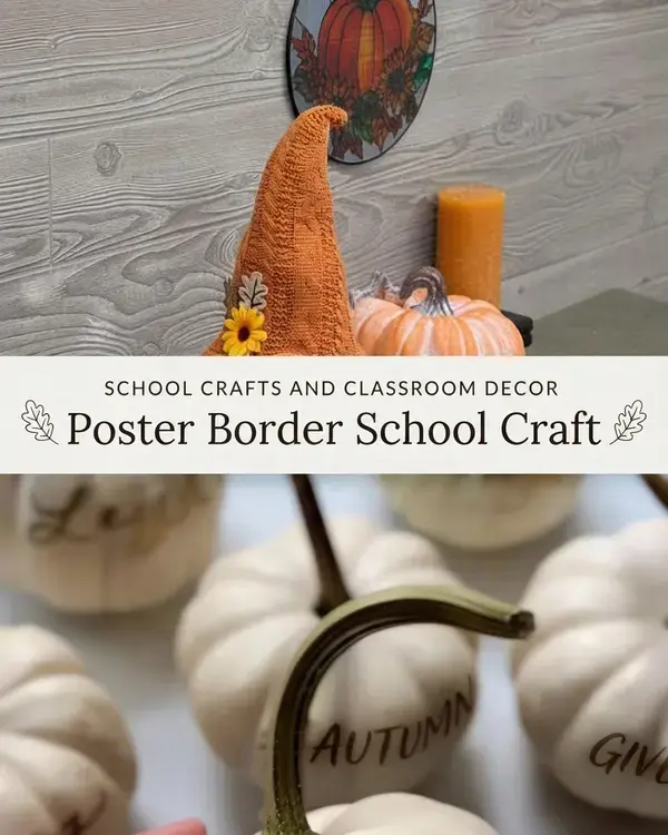 Brilliant 20 Craft Ideas For School, Poster Border School Craft