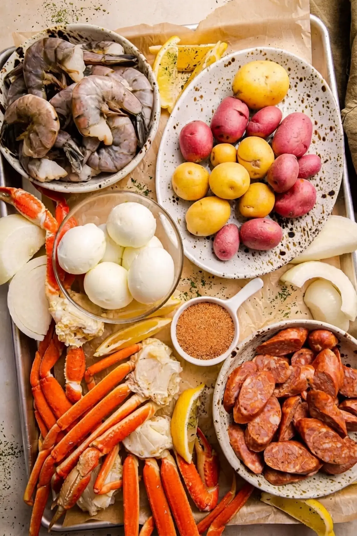 Cajun Seafood Boil With Garlic Butter Sauce, Seafood Boil Recipe Highlights