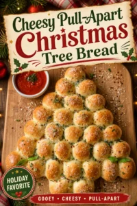 Cheesy Pull-Apart Christmas Tree Bread