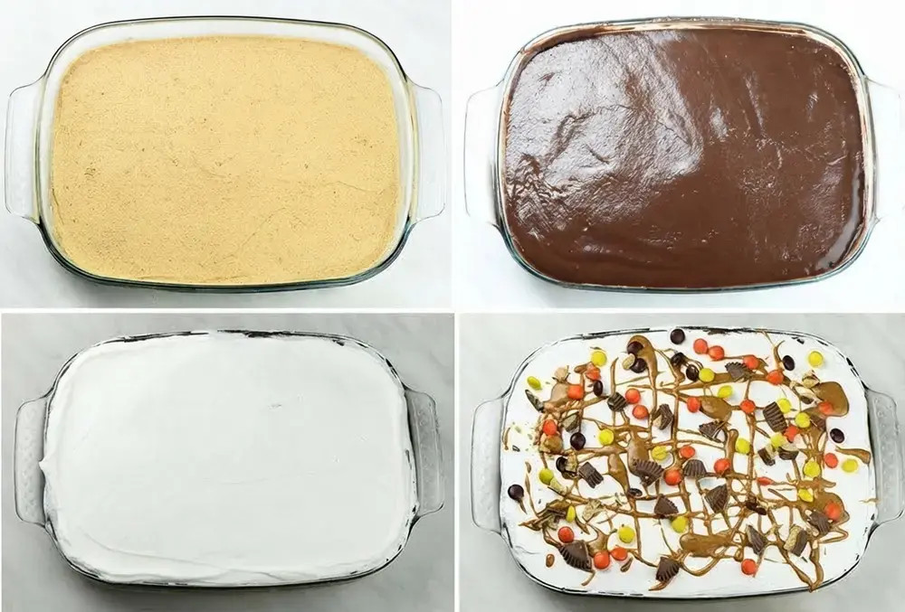 Chocolate Peanut Butter Lasagna