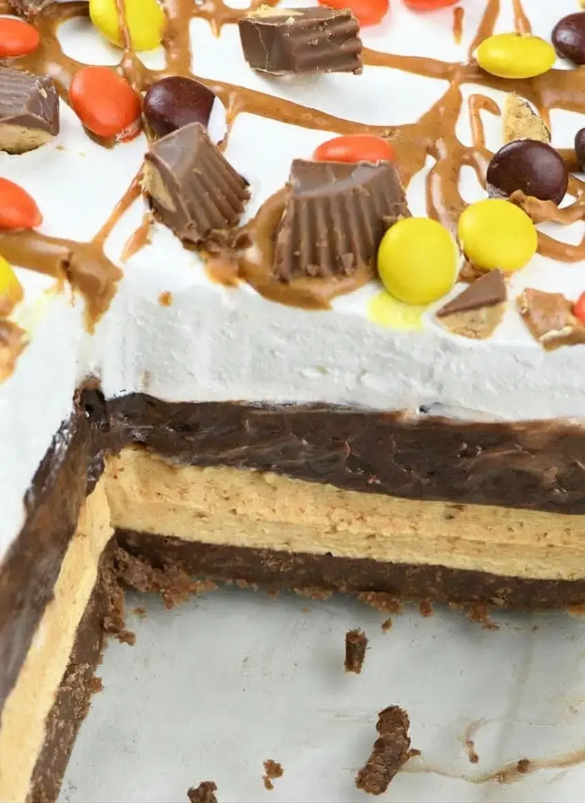 Chocolate Peanut Butter Lasagna