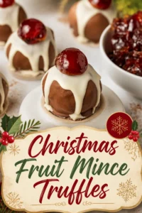 Christmas Fruit Mince Truffles