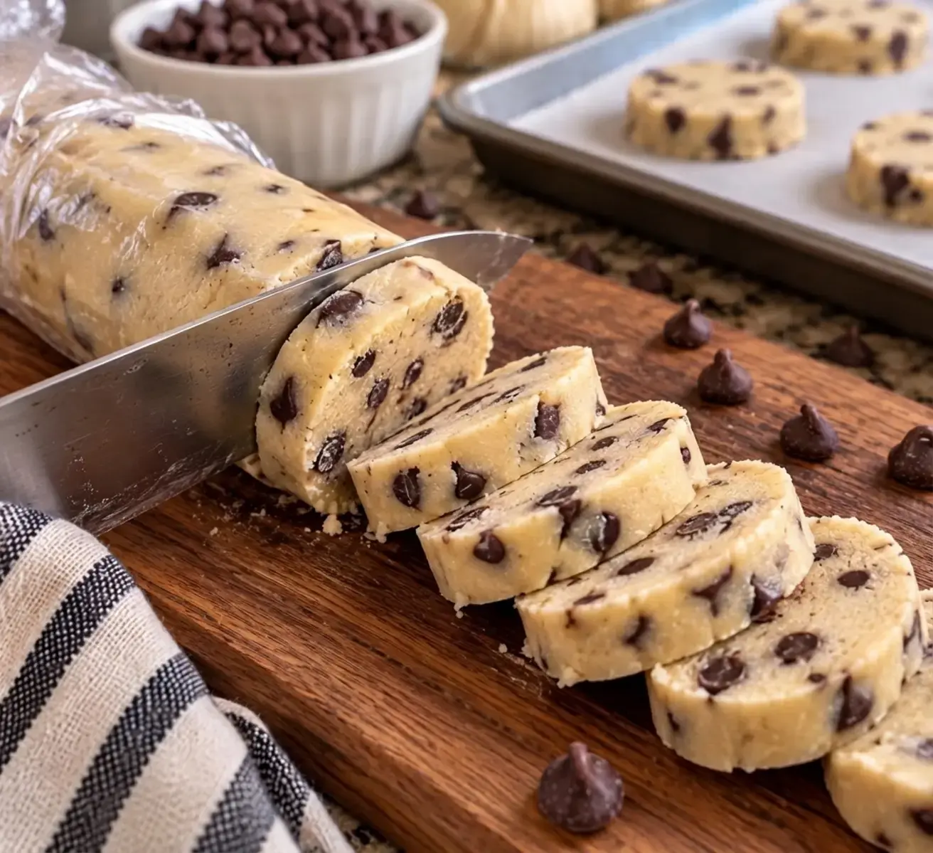 Cookie Dough Logs For Slice And Bake Cookies, Why I Started Making Homemade Slice and Bake Cookies