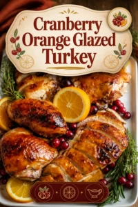 Cranberry Orange Glazed Turkey