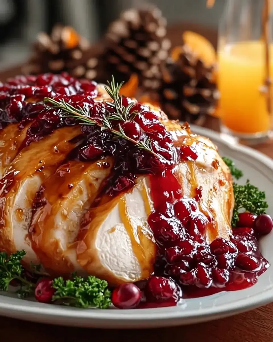 Cranberry Orange Turkey Breast, For Garnish