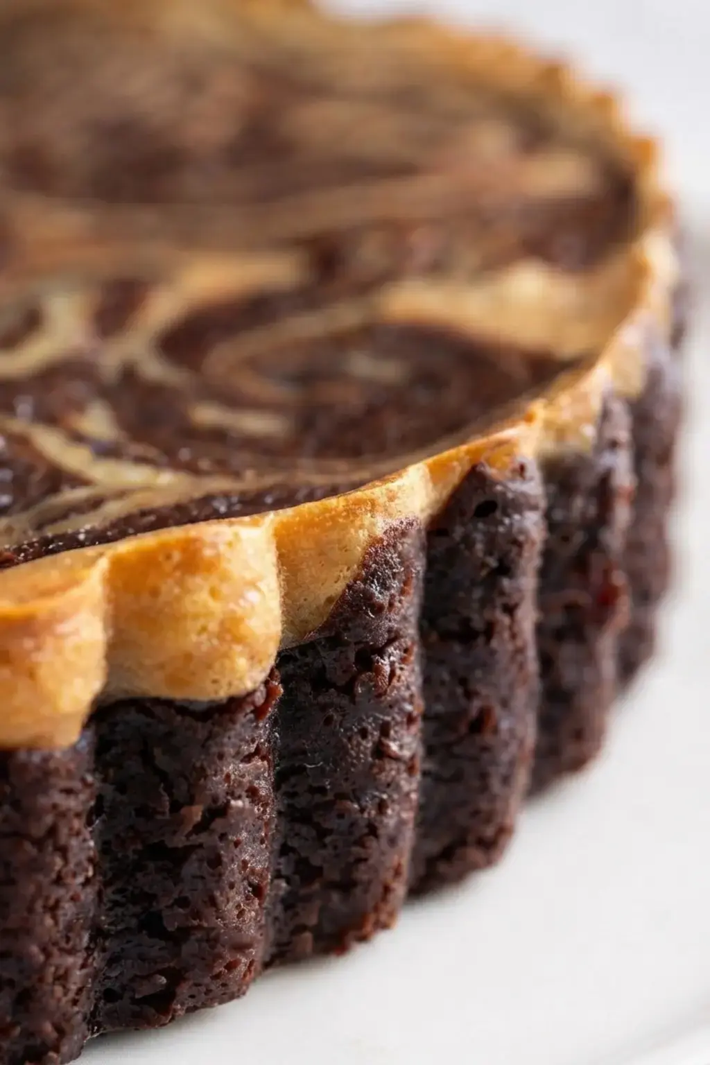 Cream Cheese Brownie Tart, Ridiculously Easy