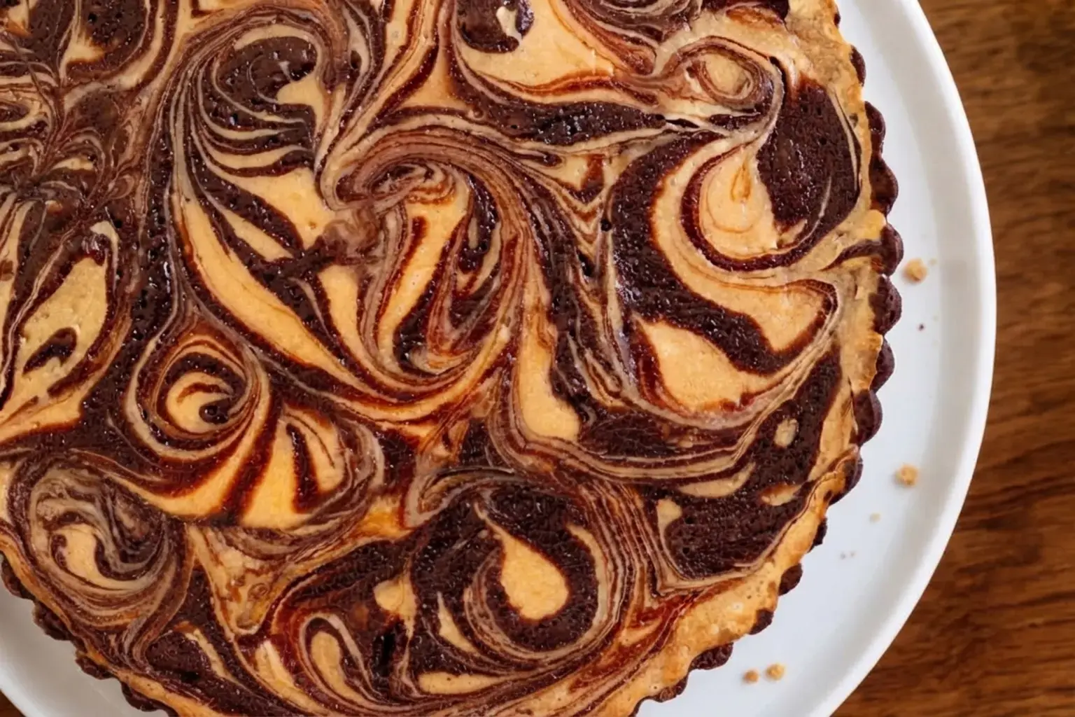 Cream Cheese Brownie Tart, Ridiculously Easy