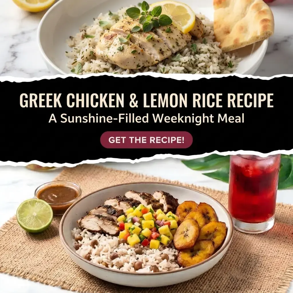 Easy Chicken Recipes For Every Night Of The Week, Greek Chicken and Lemon Rice Recipe