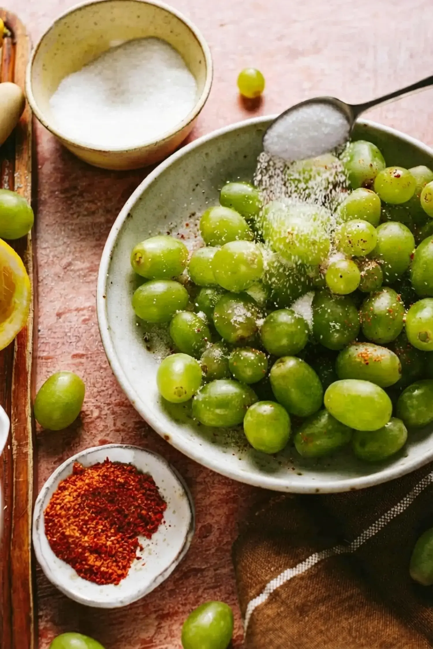 Frozen Tajin Grapes, Blast this to the group chat