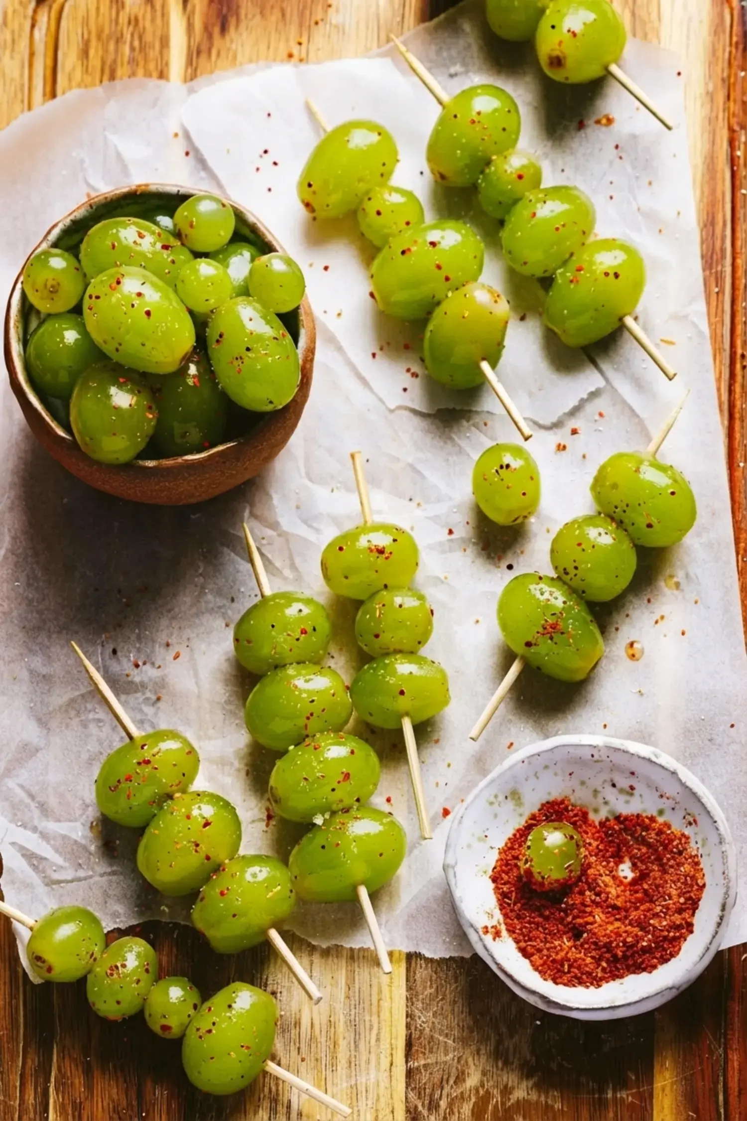Frozen Tajin Grapes, Blast this to the group chat