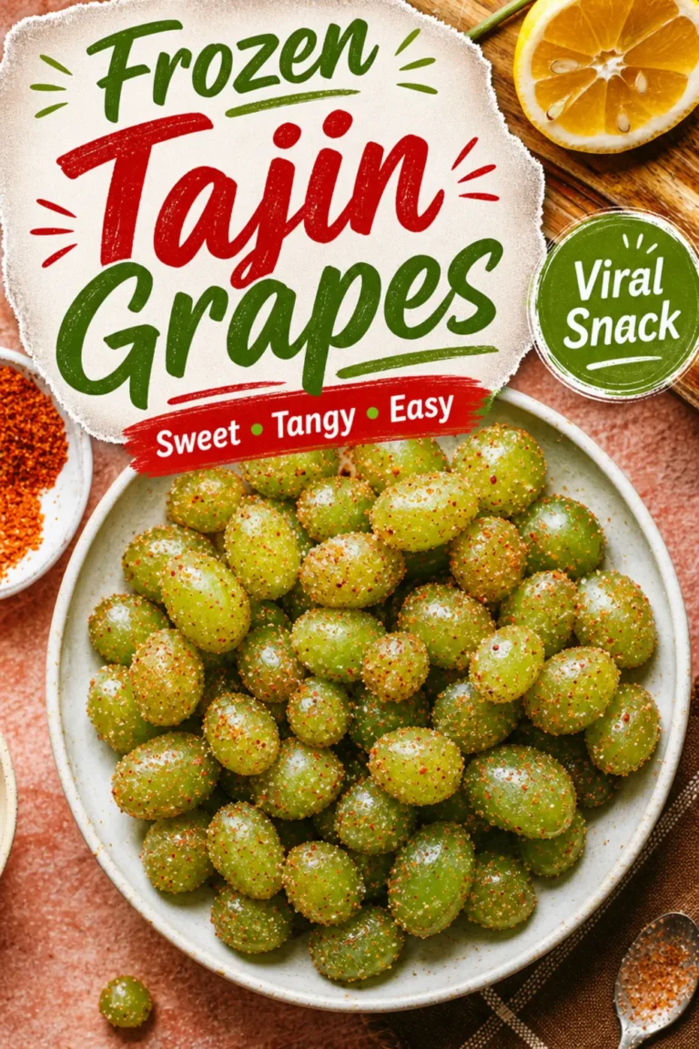 Frozen Tajin Grapes