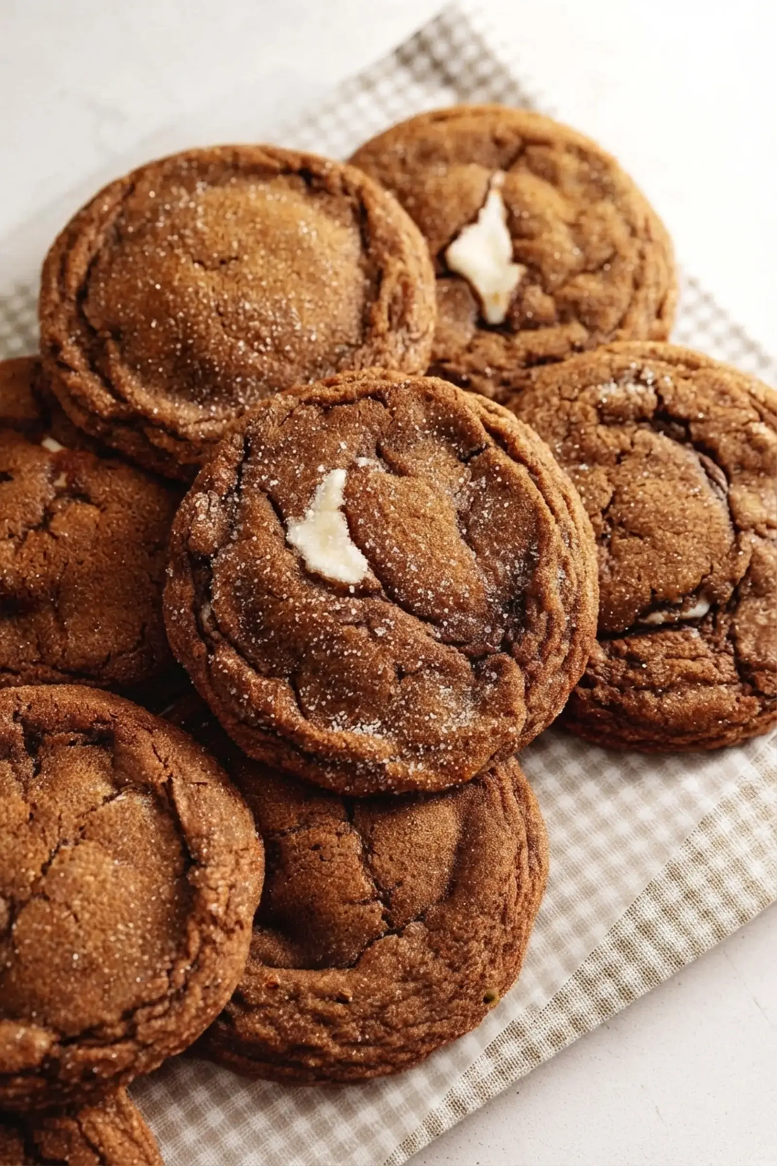 Gingerbread Cheesecake Cookies: Soft, Spiced, and Stuffed with Creamy Cheesecake 5 Gingerbread Cheesecake Cookies